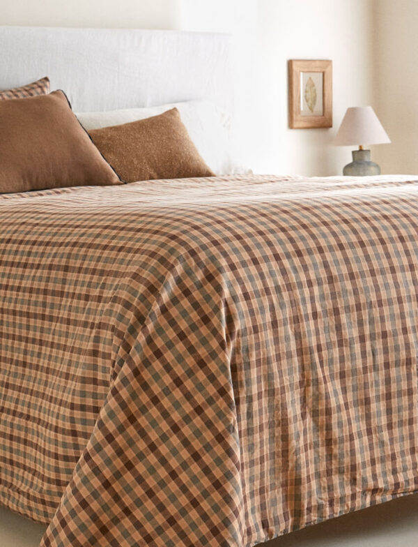 Check Duvet Cover Set